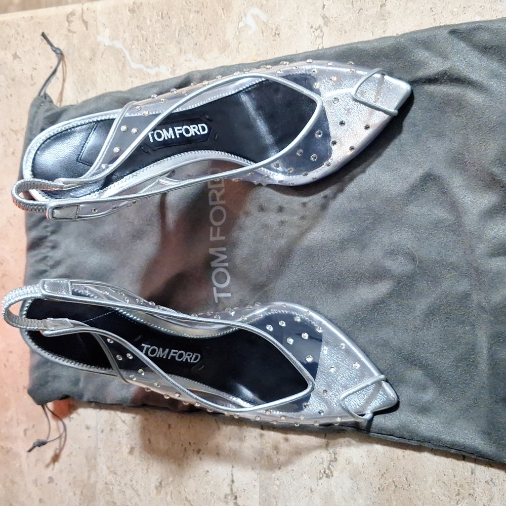 Tom Ford high heels slip-on sandal size 38